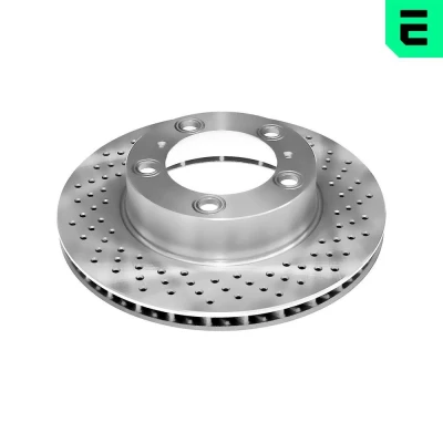 Bilde av OPTIMAL Bremseskive PORSCHE: Boxster framaksel høyre 24mm 5/7 perforert / ventilert belagt høy karbon BS 8236HC 98735140201 Bremseskiver, Skivebremser