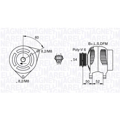 Bilde av Dynamo MAGNETI MARELLI 063377419010