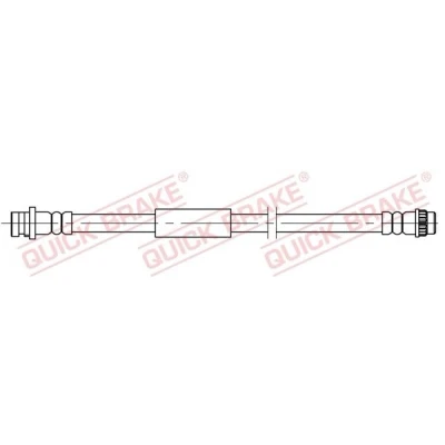 Bilde av QUICK BRAKE 22.317 Bremseslange 465 M10x1 OPEL: Movano A Minibuss, Van, RENAULT: MASTER 2 Kasten, Pritsche/Fahrgestell