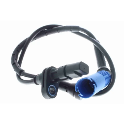 Bilde av VEMO V20 72 0484 ABS Sensor framaksel venstre, høyre med kabel for kjøretøy Hall prinsipp 2 640 690 12 Blå BMW: X5
