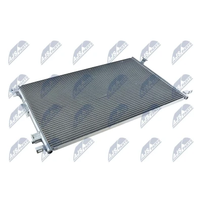 Bilde av NTY CCS PL 011 Kondensator uten tørker Aluminium SAAB: 9 3 Stasjonsvogn, Cabrio, OPEL: Vectra C CC, Caravan