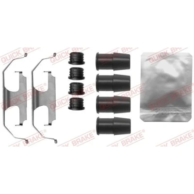 Bilde av QUICK BRAKE 109 1889 Tibehørsett, skivebremse belegg BMW: 3 Sedan, Touring, 4 Coupé