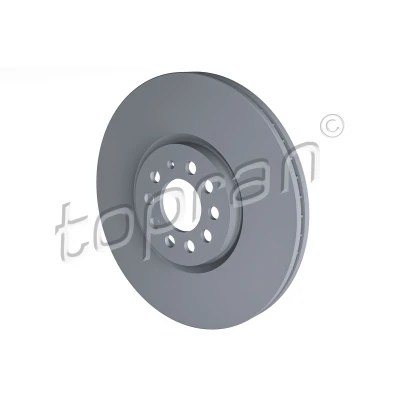 Bilde av TOPRAN 109 524 Bremseskiver framaksel 312 25 5 100 ventilert belagt AUDI: A1 Sportback, A3 Hatchback, VOLKSWAGEN: Golf 4