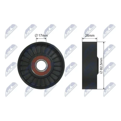 Bilde av Strammerull, kilerem, audi a6 c5, c5 avant, a8 d2, allroad 077 903 133 C, E, 77 77903133C