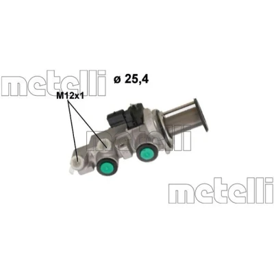 Bilde av METELLI 05 1266 Hovedsylinder 25,4 Aluminium