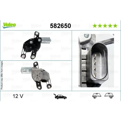 Bilde av VALEO 582650 Vindusviskermotor 12 bak for høyre/venstre ratt