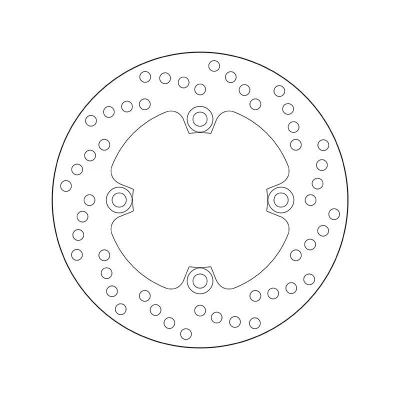 Bilde av BREMBO Bremseskive Fixed , Serie Oro bak 220mm 5mm 4 hullet 68B40747 Bremseskiver, Skivebremser