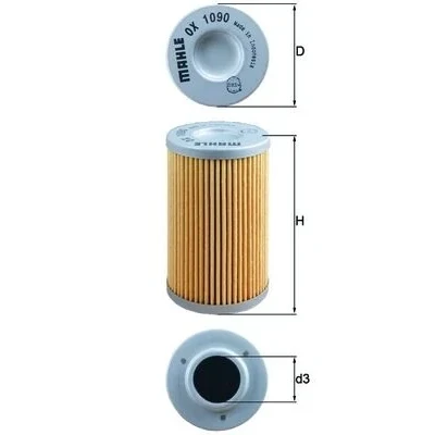 Bilde av MAHLE ORIGINAL OX 1090 Oljefilter Filterinnsats