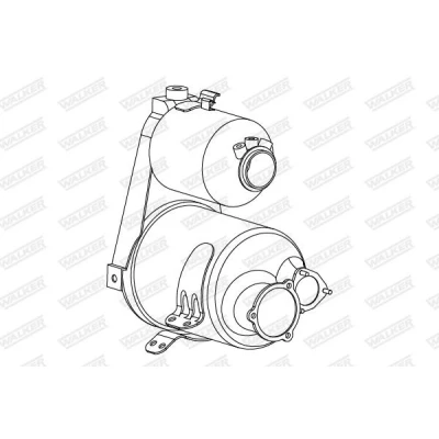 Bilde av WALKER 73385 Partikkelfilter med påbyggingsdeler AUDI: Q5, A4 B8 Allroad, Avant