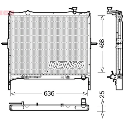 Bilde av DENSO DRM43002 Radiator 468 662 25
