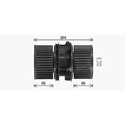Bilde av PRASCO RT8666 Elektromotor, innendørsvifte 12