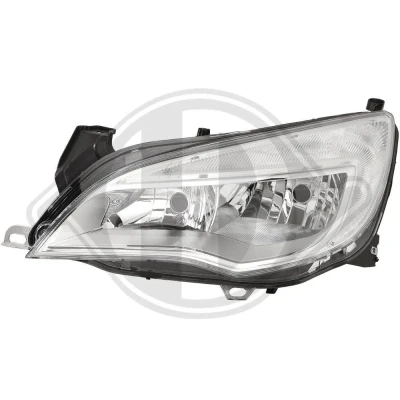Bilde av DIEDERICHS Frontlykter venstre W21/5W, H7/H7 for høyrekjøring 1807281 OPEL: Astra J Sports Tourer