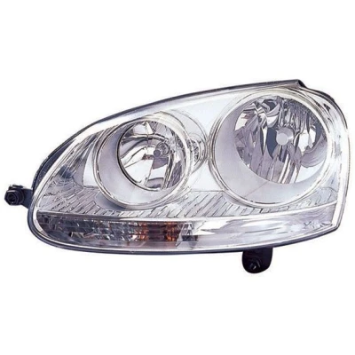 Bilde av ALKAR 2741117 Frontlykter venstre W5W, H7/H7, PY21W krom med elektromotor VOLKSWAGEN: Golf 5
