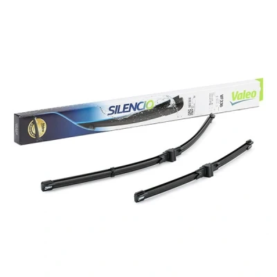 Bilde av Vindusvisker Valeo Silencio X.trm, Flat Blade Set 574399 foran Rammeløs stiftfeste BMW: 3 Sedan, Coupé, Cabrio