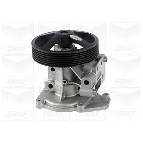 Bilde av GRAF PA1121 Vannpumpe med tetning uten deksel mekanisk stålplate 130 for vifteremdrift FORD: Transit Mk6 Minibuss, Van
