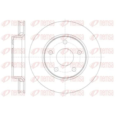 Bilde av REMSA Bremseskive JEEP: WRANGLER 3 framaksel 302mm 28mm 5 ventilert 61367.10 52060137AB,BDM759420,DCA6136710 Bremseskiver, Skivebremser