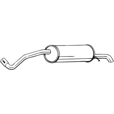 Bilde av sluttlyddemper, seat cordoba, skoda fabia combi ii, 6Q5253609L, 6Q9253609BC, 6R9253609G