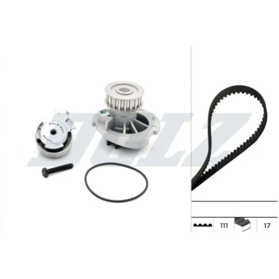 Bilde av DOLZ KD024 Vannpumpe + Registerreimsett 111 OPEL: Meriva A, Combo C Varebil / Stasjonsvogn, Astra G CC