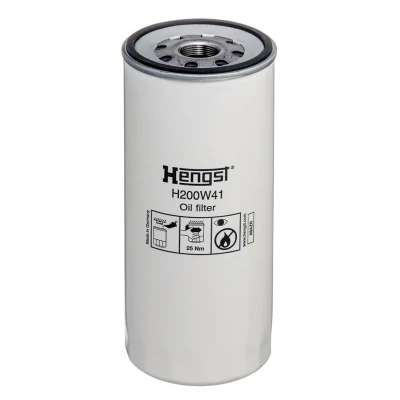 Bilde av HENGST FILTER H200W41 Oljefilter 1 1/8 16UN Påskruingsfilter VOLVO: FL 6