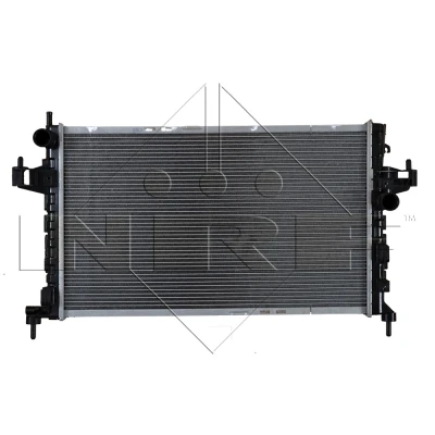 Bilde av NRF 54753 Radiator Aluminium 600 366 24 med påbyggingsdeler Kjøleribber loddet OPEL: Corsa C Hatchback