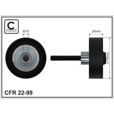 Bilde av Løpehjul, kilerem, audi,seat,skoda,vw, 1J0 145 276, 276B, 6QD 276