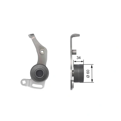 Bilde av GATES T41138 Strammerull, tannrem Tru Power CITROËN: Berlingo / First I, FIAT: Ducato II Flatvogn lastebil/Chassis
