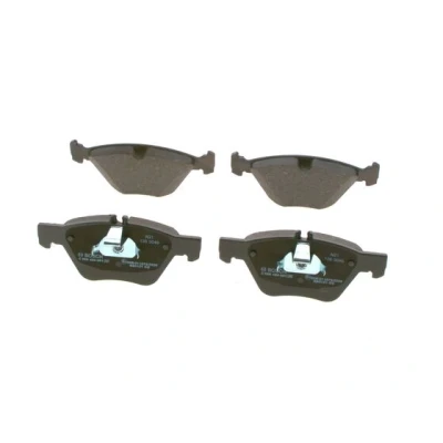 Bilde av BOSCH 0 986 494 001 Bremseklosser Low Metallic med kolbleklips, antihyle blikk MERCEDES BENZ: S Klasse Sedan, CLK Cabrio, E Sedan
