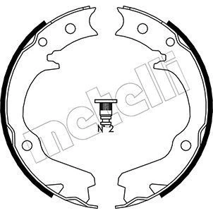 Bilde av Bremseskosett, parkeringsbrems, Bakaksel, subaru, 26257 AA060, AA061, AA070, AA071, AA080, AA081, 26298 AA