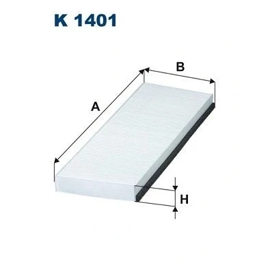 Bilde av FILTRON K 1401 Kupéfilter Partikkelfilter 456 153 30