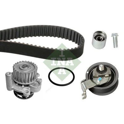 Bilde av INA 530 0344 30 vannpumpe + Registerreimsett med VOLKSWAGEN: Golf 4, Bora Sedan, Sharan I, AUDI: A3 Hatchback, TT Roadster, Coupé