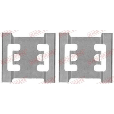 Bilde av QUICK BRAKE 109 1688 Tibehørsett, skivebremse belegg RENAULT: MASTER 2 Pritsche/Fahrgestell, OPEL: Movano A Flatvogn lastebil / Chassis