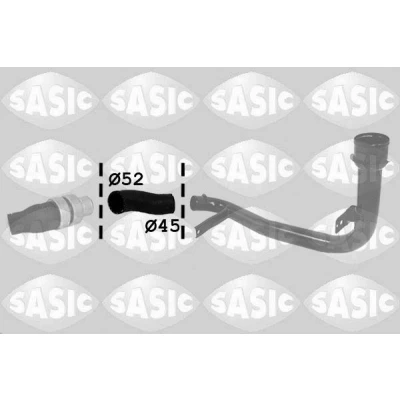 Bilde av SASIC 3330055 Ladeluftslange FIAT: Ducato III Flatvogn lastebil / Chassis, Minibuss, PEUGEOT: Boxer lastebil/Chassis