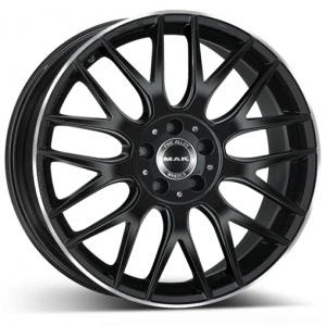 Bilde av MAK Arrow Black Polished Lip 9x20 5/112 ET41 B66.6