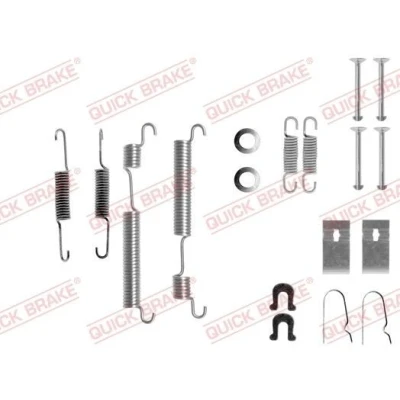 Bilde av QUICK BRAKE 105 0653 Tilbehørsett, bremsesko HONDA: CRX 1, CIVIC 5 Stufenheck