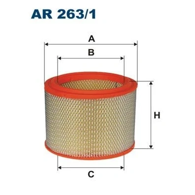 Bilde av FILTRON AR 263/1 Luftfilter 126 160 Filterinnsats