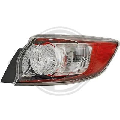 Bilde av DIEDERICHS 5619394 Baklykter høyre ytre del WY21W, LED MAZDA: 3 Hatchback
