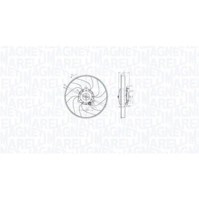 Bilde av MAGNETI MARELLI 069422871010 Kjølevifte 337 12 234 CITROËN: Berlingo / First I Van