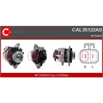 Bilde av CASCO CAL15259AS Dynamo 12V 140A VOLKSWAGEN: Multivan 5 (7HM, Transporter 5, Caddy 3, AUDI: A4 B6 Avant, A3 Sportback, B7 Avant