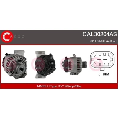 Bilde av CASCO CAL15040GS Dynamo 12V 220A FORD: Transit Mk7 Van, Tourneo Custom V362 Minibuss
