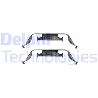 Bilde av DELPHI LX0331 Tibehørsett, skivebremse belegg BMW: X3, 3 Sedan, 5 Touring