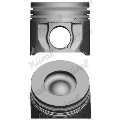 Bilde av NÜRAL 87 148107 30 Motorstempel 90,4 med kjølekanal, kolberingbærer, for trapesstempelstang FORD: Transit Mk6 Flatvogn lastebil/Chassis