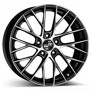 Bilde av MAK Monaco Black polished 8.5x21 5/130 ET51 B71.6