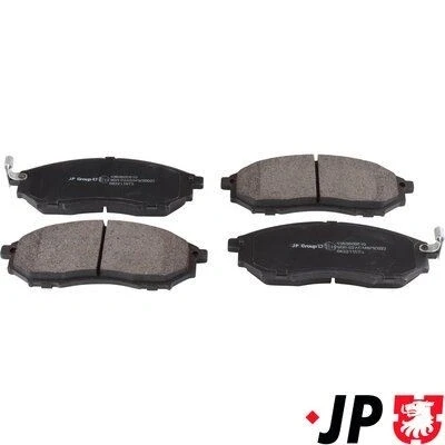 Bilde av JP GROUP 4363600810 Bremseklosser framaksel med akustisk slitasjevarsel NISSAN: Qashqai / Qashqai+2 I, Pathfinder 3, X Trail