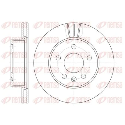 Bilde av REMSA 6460.10 Bremseskiver framaksel 276, 276 22 5 ventilert MERCEDES BENZ: Vito Minibuss, V Klasse, Van