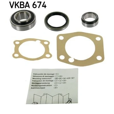 Bilde av SKF VKBA 674 Hjullagersett med akseltetningsring 62 TOYOTA: Corolla IV Sedan, VI Stasjonsvogn, Celica I Coupé
