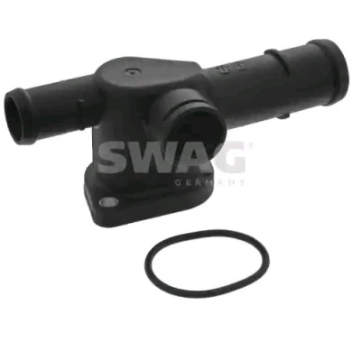 Bilde av SWAG 30 94 8365 Kjølevæskeflens plast med tetning VOLKSWAGEN: Caddy 3, Passat B6 Variant, Touran I, AUDI: A3 Sportback, Hatchback