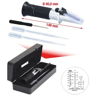 Bilde av Testapparat antifrost/batterisyre (refraktometer) KS TOOLS 550.1290