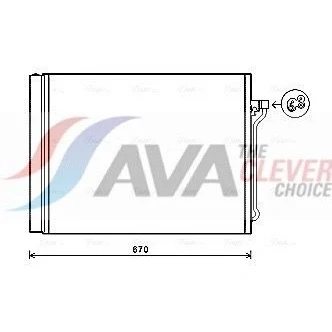 Bilde av Kondensator AVA QUALITY COOLING BW5409D