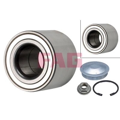 Bilde av FAG 713 6332 80 Hjullagersett Bildet viser leveranseinnholdet 62mm