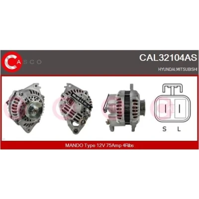 Bilde av CASCO CAL15112AS Dynamo 12V 60A RENAULT: CLIO 1
